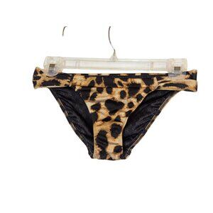 Victorias Secret Leopard Print Bikini Bottom S Swimwear